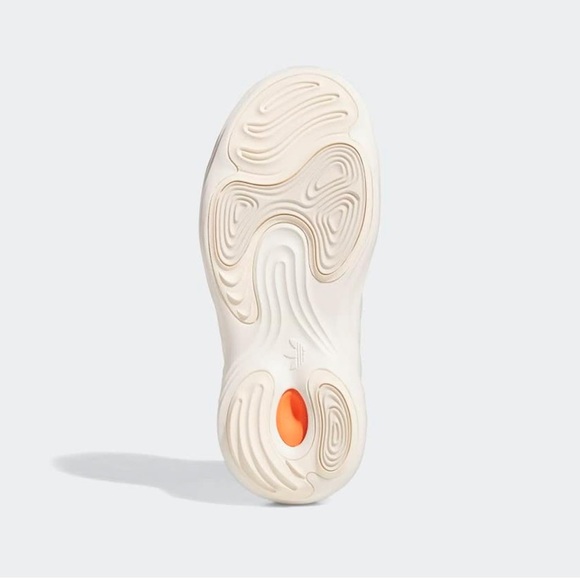 EUC Men’s Size 10.5 (Euro Sz 44.5) adidas adiFIM Q Sneakers In Off White/Orange - Picture 5 of 17